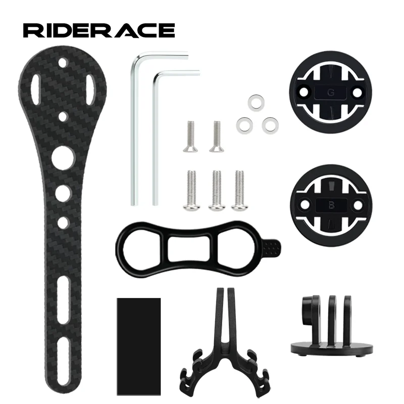 Road Bike Computer Mount Carbon Fiber Bracket Bicycle Speedometer Stopwatch Holder Light Stand For iGPSPORT Garmin Bryton GoPro