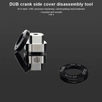 Bike Crank Arm Remover Stainless Steel Compact Crankcase Cover Removal Tool Bicycle Crank Bolt Extractor Tool For SRAM DUB BB30