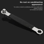 3 In 1 Bike Repair Wrench 16mm Hexagonal Hole 8mm Hex Key Wrench 1/2" Square Socket Multi High Hardness With Anti-Slip Handle