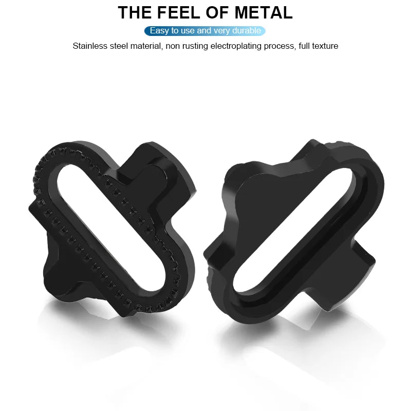 Bicycle Lock Pedal Plate Adapter Converter Mountain Bike Pedal SPD Shoes Copper Adapter Clamp Plate No Clip Eggbeater Lock