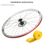 2Pcs Bicycle Tire Liner Protection Pad Mountain Bike Tire Puncture Proof Belt MTB Rim Strip Tire Liner Tube Protector Rim Tape