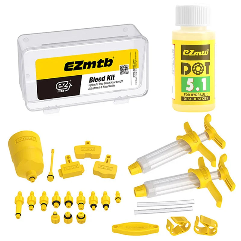 Bicycle Brake Oil Bleed Kit Brake Mineral Oil 60ML MTB Road Bike Hydraulic Disc Brake Oil Bleed Kit For SHIMANO TEKTRO SRAM NUTT