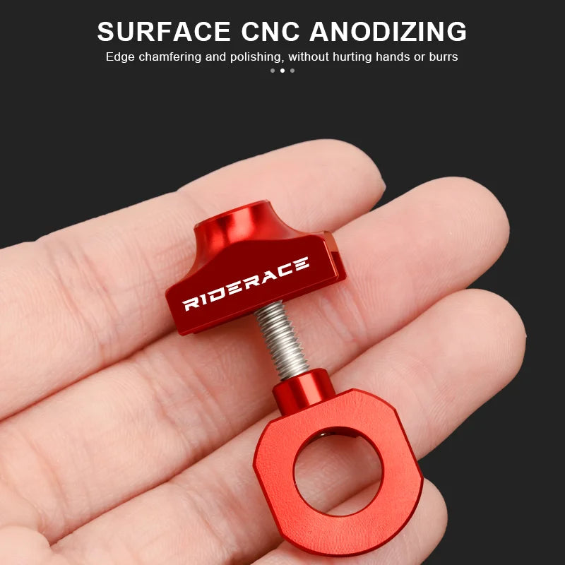 1/2Pcs Bicycle Chain Adjuster Tensioner Fastener Bike Chain Tensioner Pull Tight Screw Bolts For BMX Fixie Cycling Single Speed