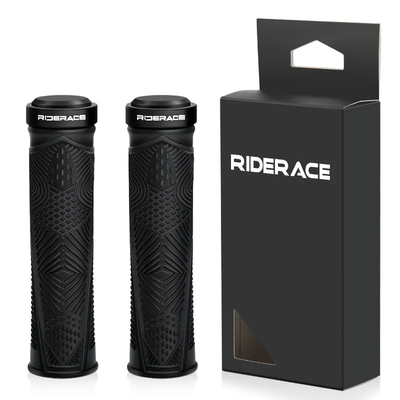Bicycle Handlebar Grips Anti-Skid Shock-Absorbing Mountain Bike Handlebar Cover Ergonomic Comfortable Rubber Cycling Accessories