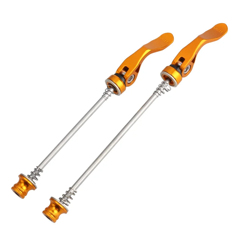 2Pcs Bike Quick Release Skewer Lever Aluminium Alloy Bicycle Hub Quick Release Skewers Lever Wheels Locking Cycling Accessories
