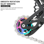 11T 13T Bicycle Pulley Rear Derailleur Multicolour MTB Road Bike Wheel Guide Bearing Jockey Pulley For Shimano Sram 4mm 5mm 6mm