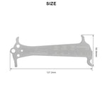 Bicycle Chain Wear Indicator Ruler Stainless Steel MTB Road Bike Chain Gauge Measurement Checker Repair Tool Replacement Tool