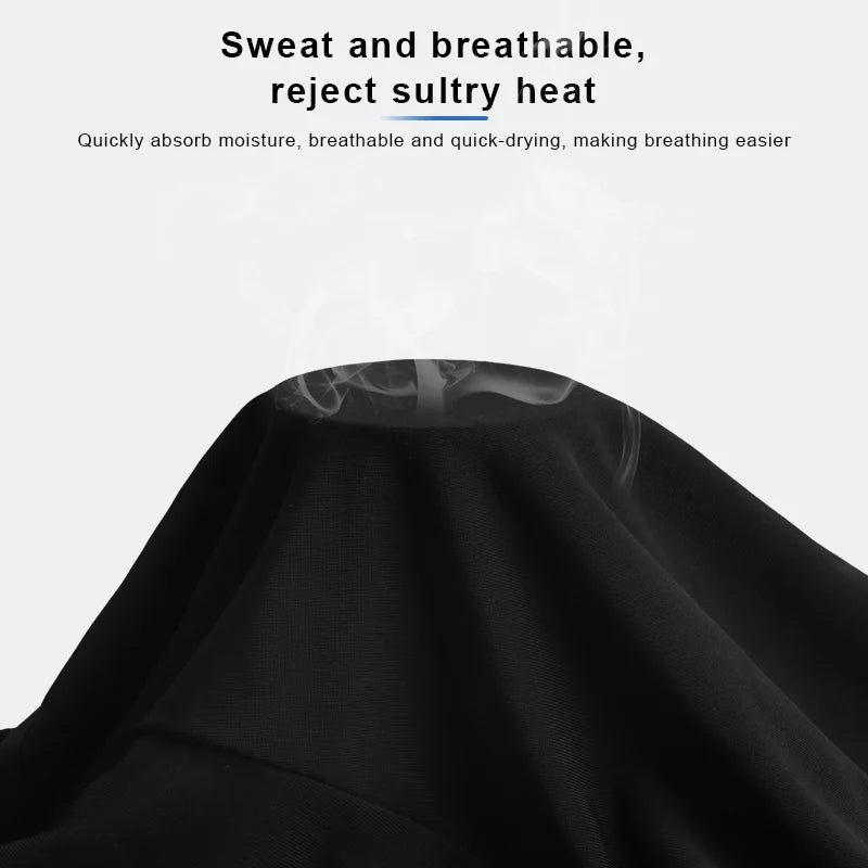 Summer Cycling Full Face Mask Balaclava Sun Protection Breathable Bike Cap Ice Silk Cool For Fishing Hiking Outdoor Riding Cap