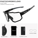 Cycling Glasses UV400 Protection Bicycle Sunglasses Photochromic Polarised Lens Eyewear Outdoor Riding Goggles For Men Women