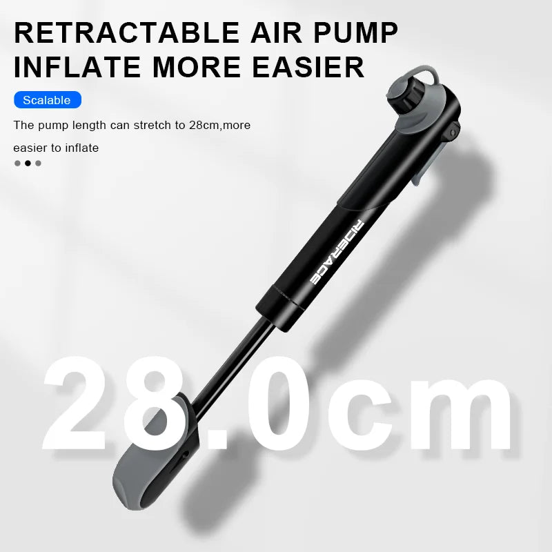 Mini Portable Bike Pump Bicycle Hand Inflator Multifunctional For Ball For Schrader Presta Valve Outdoor Cycling Accessories