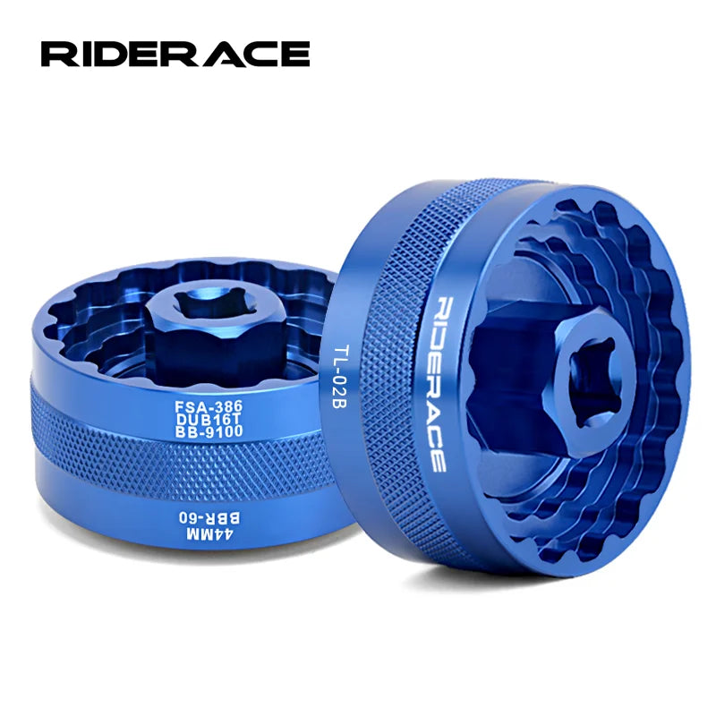 Bicycle BB Central Shaft Removal Install Tool Aluminium Alloy Bike Bottom Bracket Tool For 44MM BBR60 DUB16T BB-9100 FSA-386