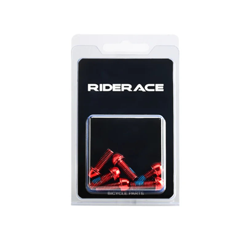 6Pcs/Set Bicycle Disc Brake Caliper Bolt Clamp Fixed Screws M6*18mm Alloy Steel Mountain Bike Disc Brake Caliper Fixed Screw