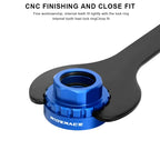Bicycle 12-Speed Chainring Lock Ring Adapter Removal Tool Bike 12S Chainrings Mounting Tool For Shimano M7100 M8100 M9100 Crank
