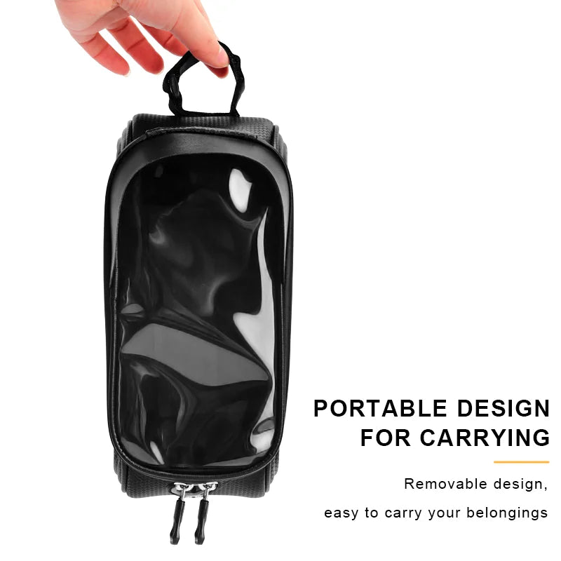 Bicycle Bag With Touch Screen Rainproof Mountain Road Bike Front Cell Phone Holder MTB Top Tube Frame Bags Cycling Accessories