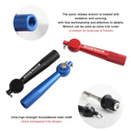 Bicycle Hub Quick Release Skewers Lever Aluminum Alloy Bike QR Wheel Locking Security Anti Theft Skewers Cycling Accessories