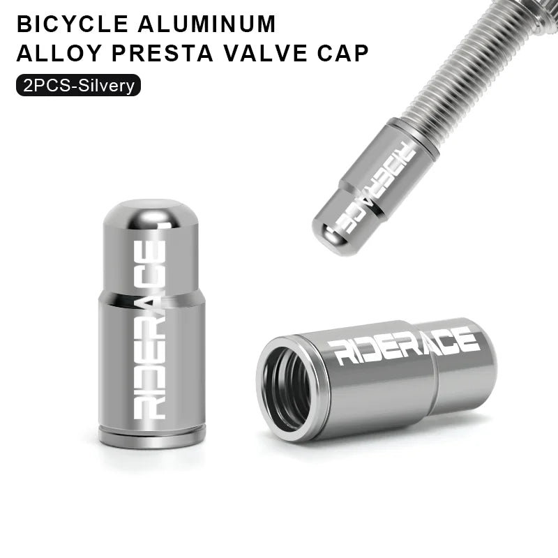 2/4/Pcs Bicycle Tire Valve Cap Aluminum Alloy MTB Road Bike Tube Tyre Gas Nozzle Cover For Fv Presta Valve Dustproof Protector