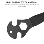 Bicycle Pedal Wrench Tool 9"16 15/24mm Sturdy Durable Stainless Steel MTB Road Bike Pedal Spanner Install Remover Repair Tool