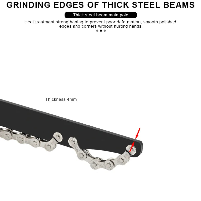 Bicycle Flywheel Removal Tool Kit Bike Flywheel Remover Socket Tool Wear-Resistant High Strength Steel for Cassette Freewheel