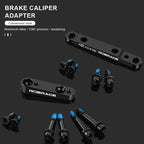 Road Bike Disc Brake Adapter Front/Rear Aluminum Alloy 140/160mm Bicycle Flat Mount Disc Brake Adapter Cycling Accessories