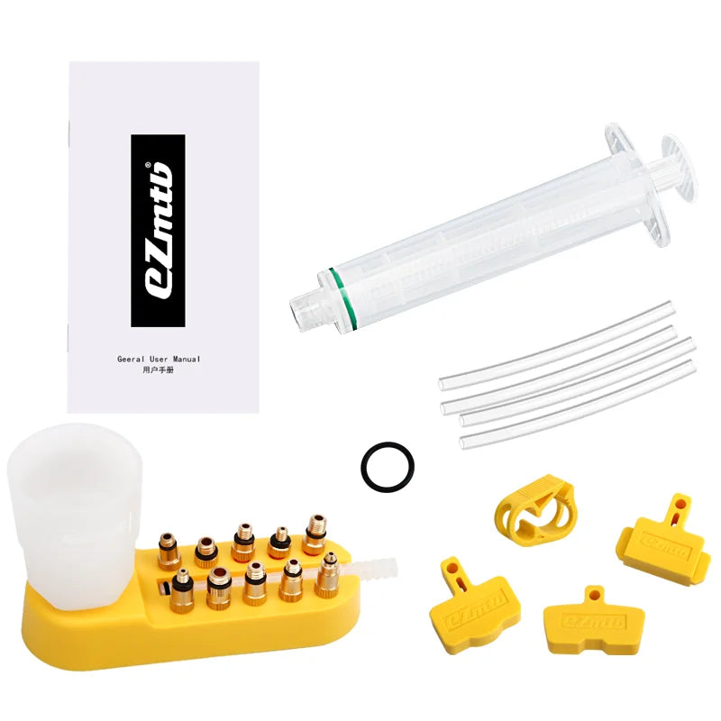 2024 Bicycle Hydraulic Disc Brake Oil Bleed Kit Tool For SHIMANO SRAM Avid MAGURA Series MTB Road Bike Brake Repair Tool