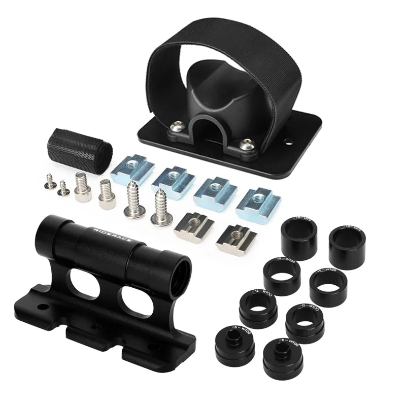 Bicycle Fixed Front Fork Bracket Mount Rack Bike Fork Mount Quick Release Thru Axle Carrier Car Roof Rack Support Cycling Parts