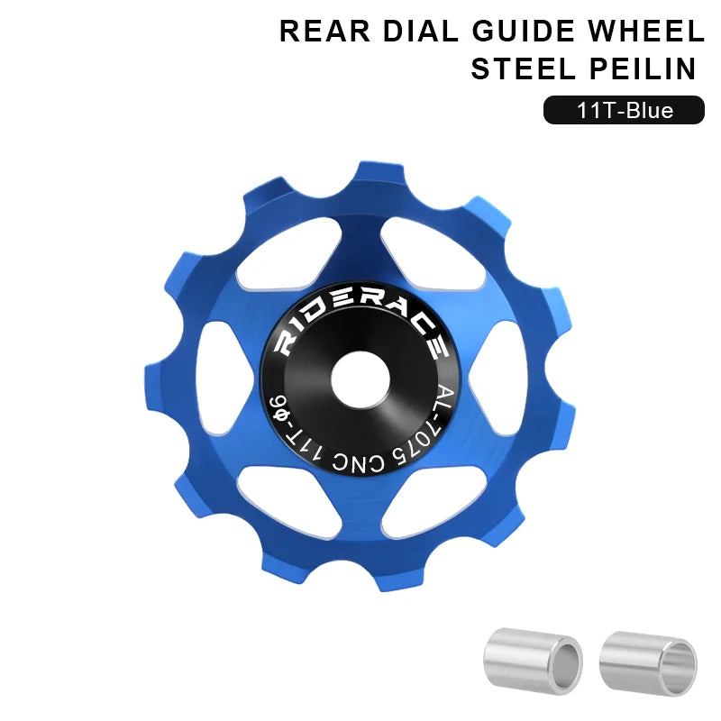 11T 13T Bicycle Pulley Rear Derailleur Multicolour MTB Road Bike Wheel Guide Bearing Jockey Pulley For Shimano Sram 4mm 5mm 6mm
