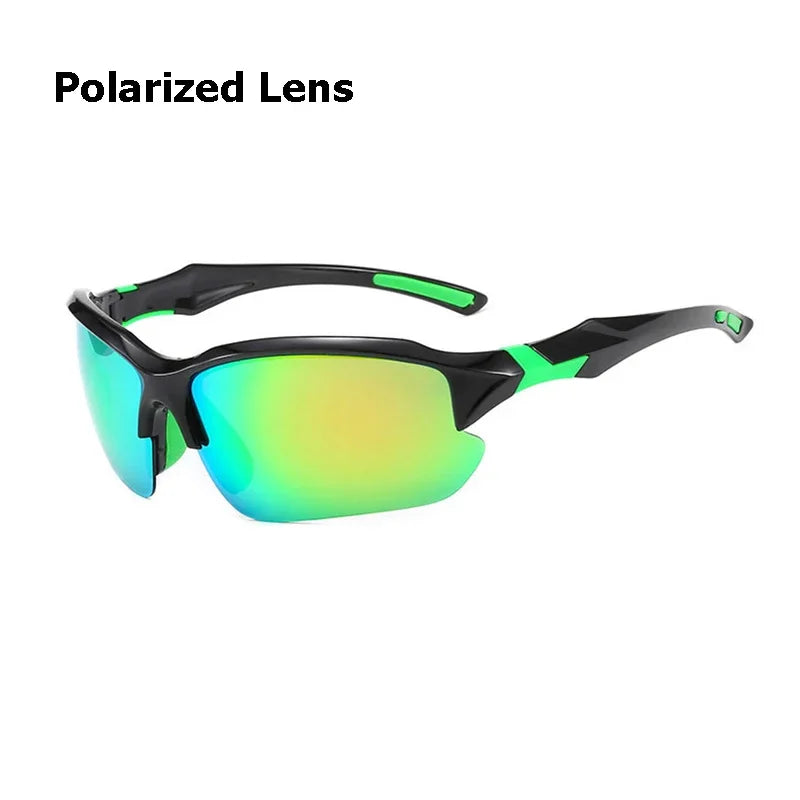 Color Changing Bike Glasses Windproof Cycling Glasses Sports PC Sunglasses Multicolor Bicycle Eyewear For Men Woman MTB Goggle