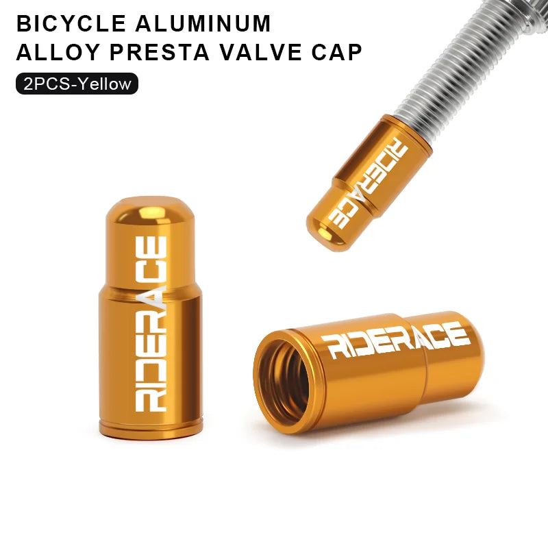 2/4/Pcs Bicycle Tire Valve Cap Aluminum Alloy MTB Road Bike Tube Tyre Gas Nozzle Cover For Fv Presta Valve Dustproof Protector