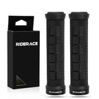 Bicycle Grips Ergonomic Soft Rubber Mountain Bike Handlebar Grips Anti-Skid Shockproof Comfortable Lockable Cycling Accessories