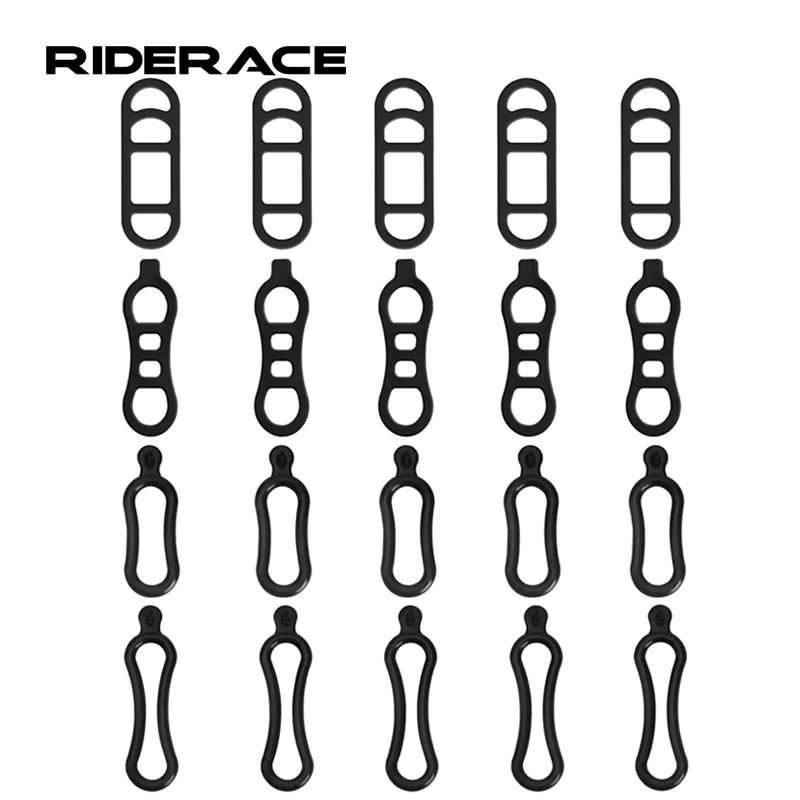 5/10Pcs Bicycle Front Light Torch Fixing Band Bike Light Torch Holder Bungee Stretch Rubber Straps Cycling Handlebar Light Strap