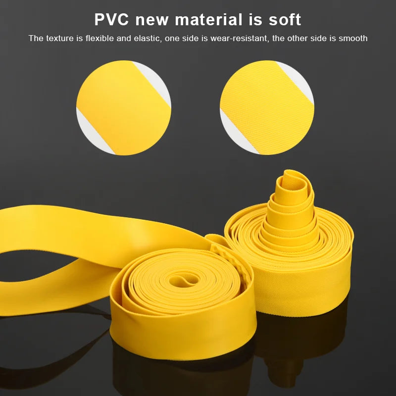 2Pcs Bicycle Tire Liner Protection Pad Mountain Bike Tire Puncture Proof Belt MTB Rim Strip Tire Liner Tube Protector Rim Tape